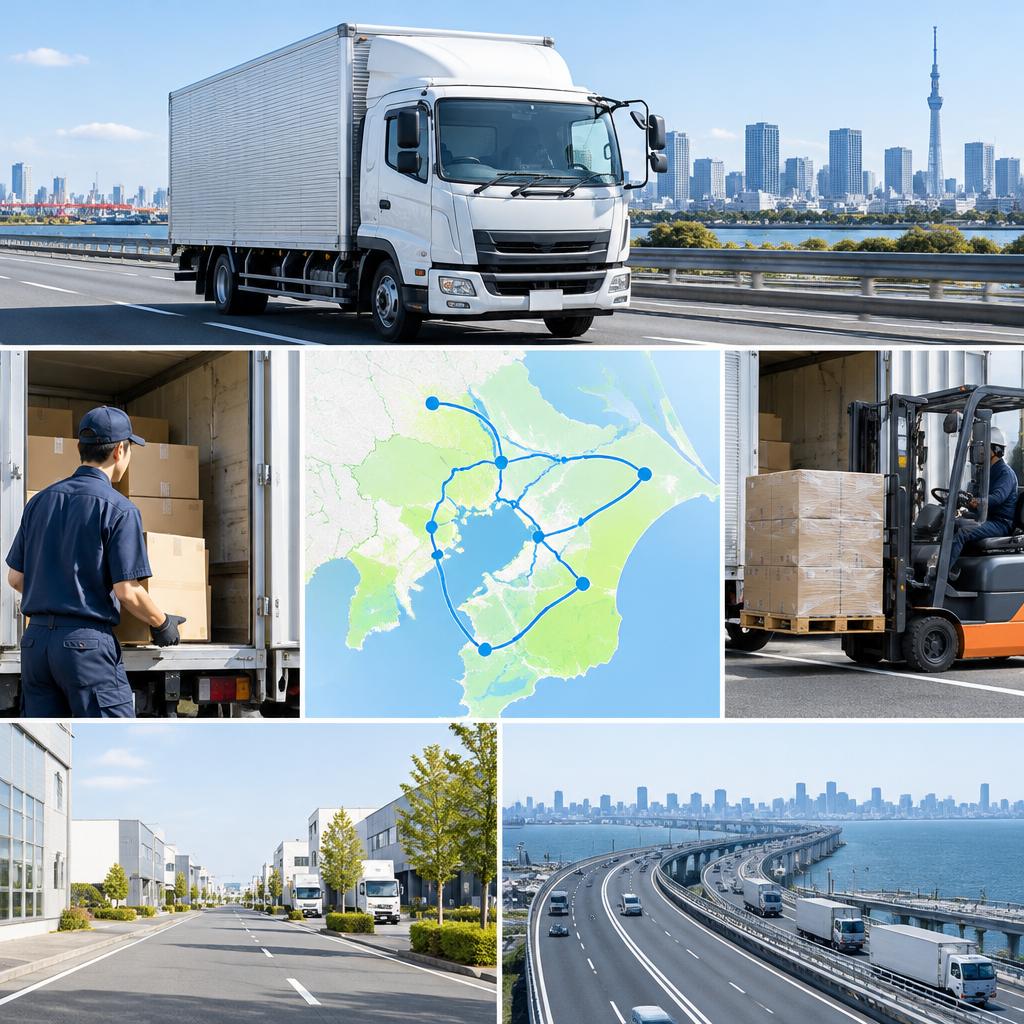 固定ルート中心で覚えやすい。2トン車・4トンの仕事紹介